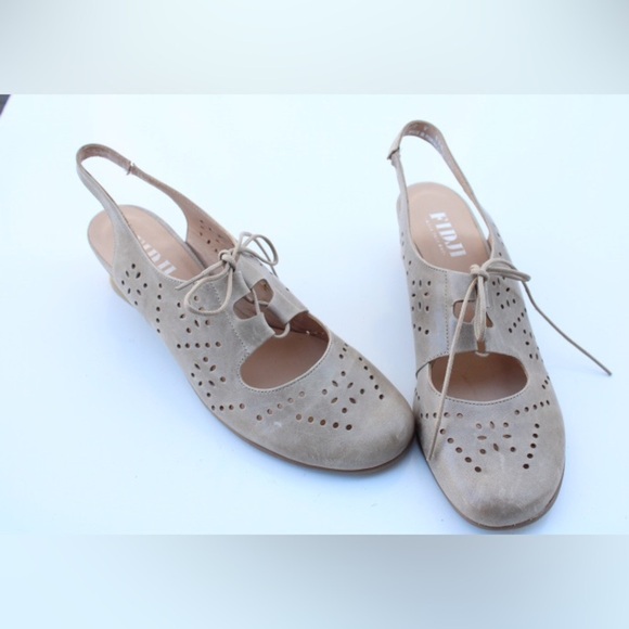 Fidji sling back shoes - Picture 1 of 12
